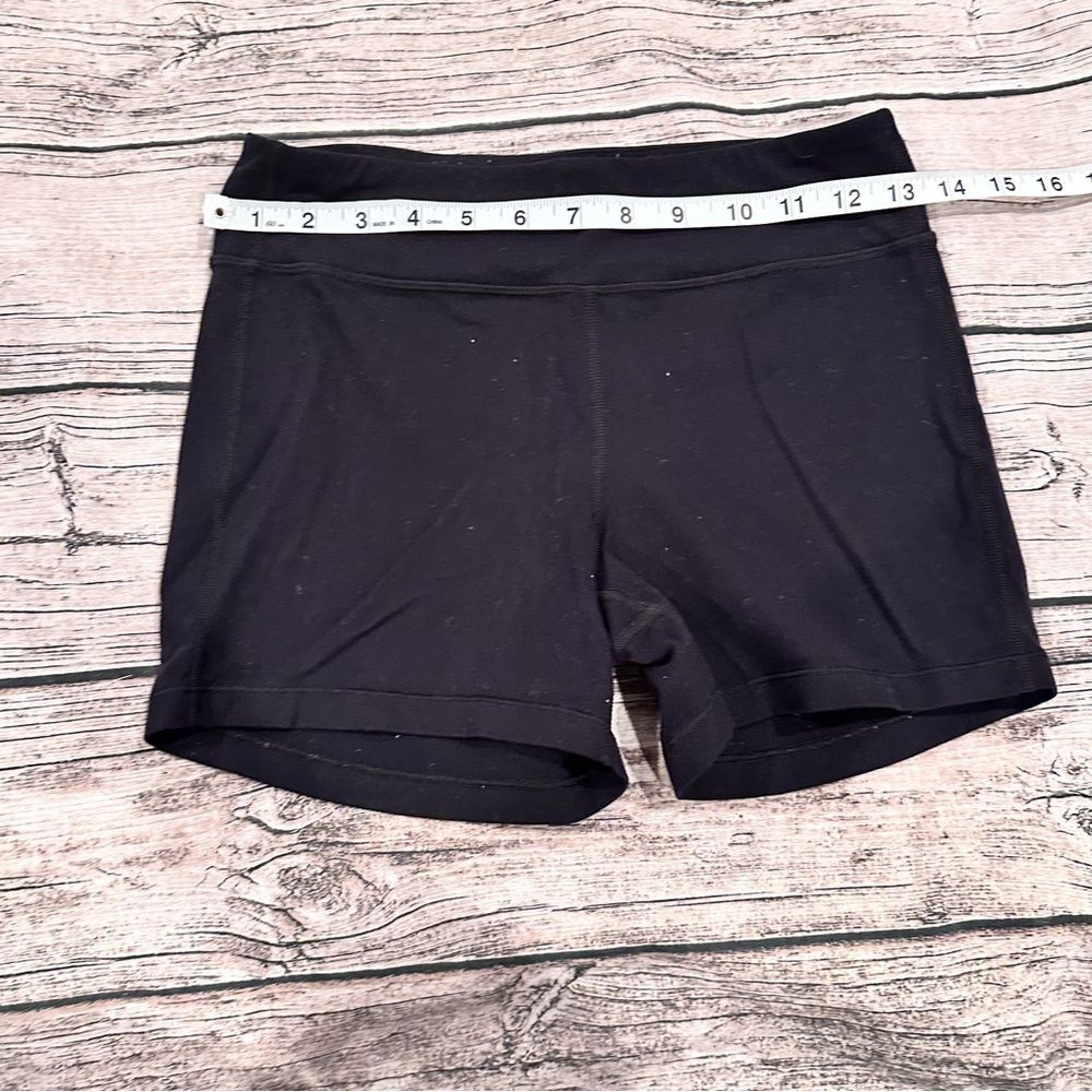 Athleta Girl Black Bike Shorts with Wide Waistband Size XXL - Picture 4 of 8